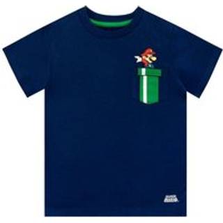 Character Character Blue Super Mario 100% Cotton T-Shirt