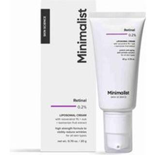 Minimalistisk 0,2% retinal liposomal creme til synligt reduktion af rynker og fine linjer | For alle hudtyper | For Women & Men | 0,7 oz / 20 g