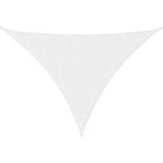 solsejl 7x5x5 m 100 % polyesterstof hvid