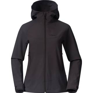 Bergans Men's Vaagaa Softshell Jacket Hood Black, XL