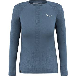 Salewa Women's Zebru Responsive L/S Tee Merino undertøj Damer størrelse 40 farve blå