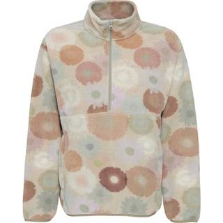 Mazine Nash Printed Fleece Half Zip Fleecesweatere Herrer størrelse XXL farve beige/grå