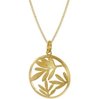 trendor 68482 Gold-Anhänger 333/8K Gold mit vergoldeter Silberkette