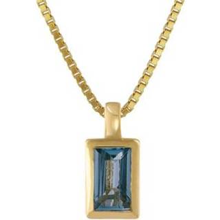 Acalee 80-1005-02 Topas Swiss Blau Anhänger Gold 333 / 8K + Halskette