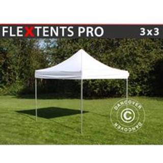 Foldetelt FleXtents Easy up pavillon PRO 3x3m Hvid