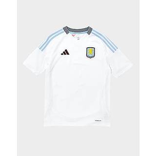 Aston Villa FC 24/25 Kids udebanetrøje - White / Glow Blue - 140