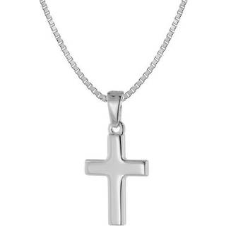 trendor 39582 Kreuz mit Halskette für Kinder 925 Silber