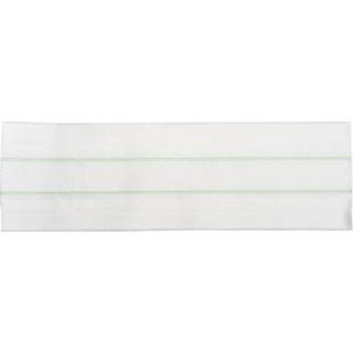 Engangsmoppe 40x12cm mikrofiber til velcro hvid