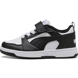 Puma Rebound V6 Lo Kids&#39; Sneakers, White, Size 32, Shoes - Black - 32