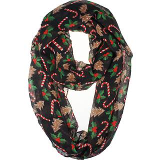 Vivian & Vincent Holiday Gift indpakket efter?r vinter bl?d letv?gt ren infinity julett?rkl?de til kvinder sort slikr?r Xmas tr?er og julestjerne