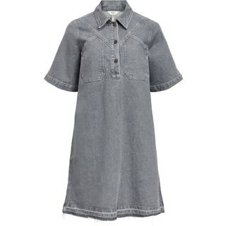 Denim Kort Kjole