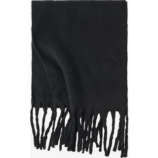 Gina Tricot-Soft chunky scarf-Tørklæder og halstørklæder-Sort-ONESIZE-Dame