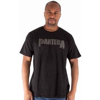 Pantera - Pantera Unisex T-Shirt: Leaf Skull (Black) (Hi-Build)