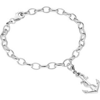 trendor 15041 Armband für Charms 925 Silber Starterband mit Anker