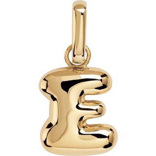 Camille Brinch Puffer Letter Vedhæng Forgyldt - E