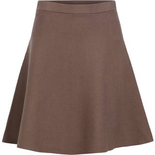 Strikket Mininederdel