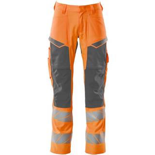 MASCOT ACCELERATE SAFE arbejdsbukser med knælommer, hi-vis orange/mørk antracit - 82C60
