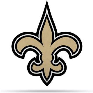 New Orleans Saints Pennant Shape Cut Logo Design