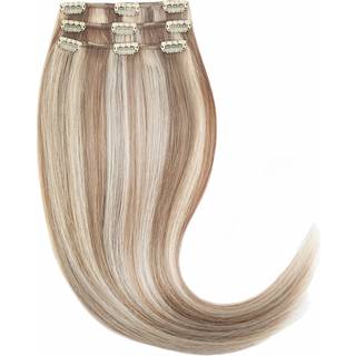 Rapunzel of Sweden Classic Clip-ins Straight / Light Volume / 3 pieces 40 cm M7.3/10.8 Cendre Ash Blonde Mix