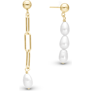 Christina Jewelry Playful Pearls øreringe i forgyldt