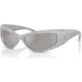 Swarovski Kvinde SK6027 10596G Solbriller Injiceret Grå Grå Geometrisk Spejlet