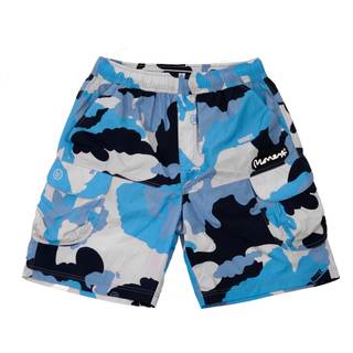 Money G Sig Mountain Shorts Blue