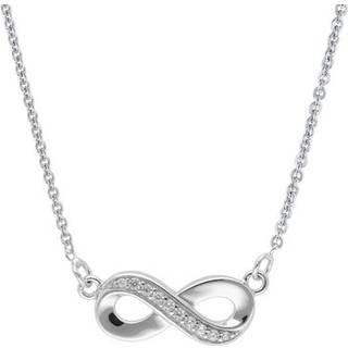 trendor 68365 Damen-Kette 925 Silber Collier Unendlichkeit