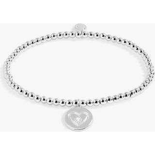 Joma Boxed Christmas Cracker With Love Heart Bracelet - Silver - 17.5cm