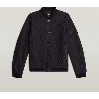 Quilted Bomber - Black - Women