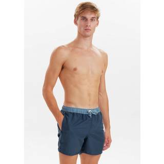 JBS badeshorts i genbrugt polyester i blå til herre