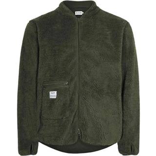 RESTERÃDS original recycled fleece jakke i grøn til herre