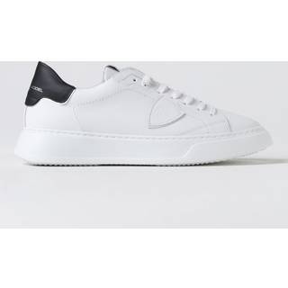 Philippe Model Temple Low Top Leather Sneakers White/Black