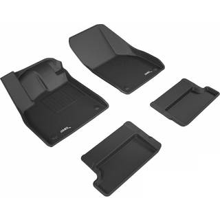 3d Maxpider Custom Fit Kagu Floor Mat (sort) kompatibel med Audi TT (FV/8S)/TT RS (FV/8S) 2016-2023 - Fuldt s?t