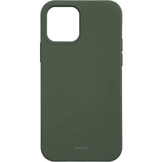 ONSALA Phone Case with Silicone Feel Olive Green - iPhone 12/12 Pro