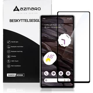 Google Pixel 7a - Azmaro Premium hærdet beskyttelsesglas - Komplet dækning
