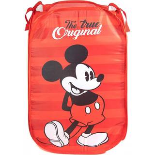 Jay Franco Disney Mickey Mouse Pop Up HAMPER - Mesh Vaskeri Basket/taske med holdbare h?ndtag (Official Disney Product)