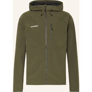 Mammut Ultimate Comfort SO Hooded Jacket Softshelljakke Herrer størrelse S farve olivengrøn