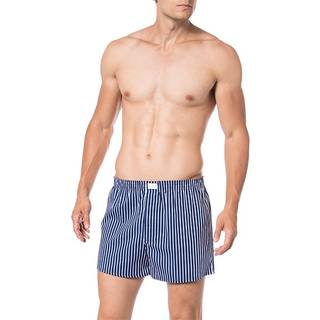 Novila Herren Boxershorts blau Reine Baumwolle unifarben