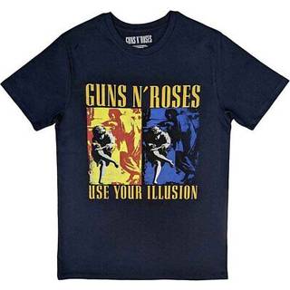 Guns N' Roses Skjorte Use Your Illusion Navy Unisex Navy Blue L