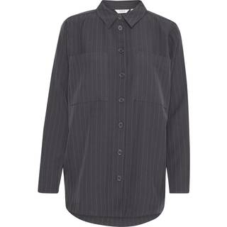 B.YOUNG dame skjorte BYMMIDDE - Dark Grey Mel. Pinstripe Mix - 34