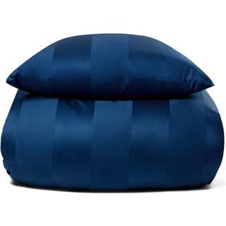 Luksus sengetøj - 240x220 cm - 100% bomuldssatin - Blåt eksklusivt king size sengesæt fra By Borg