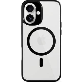 Epico iPhone 16 Mag+ Hero Bagside Cover - MagSafe Kompatibel - Gennemsigtig / Sort