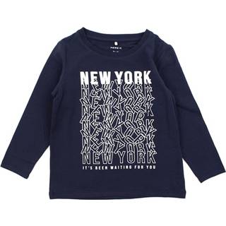 Name It Dark Sapphire T-shirt New York - Str. 4y 104cm