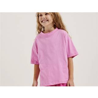Name It Fuchsia Pink Boxy T-shirt - Str. 7-8y 122/128cm