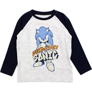Name It Light Grey Melange T-shirt Sonic - Str. 3y 98cm