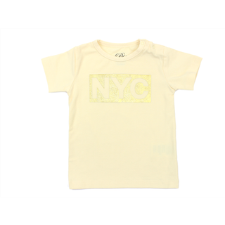 Petit By Sofie Schnoor T-shirt Nyc Light Yellow - Str. 1y 80cm