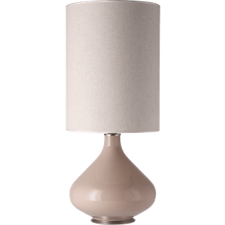 Flavia Lamps Flavia bordlampe beige lampefod Milano Tostado L