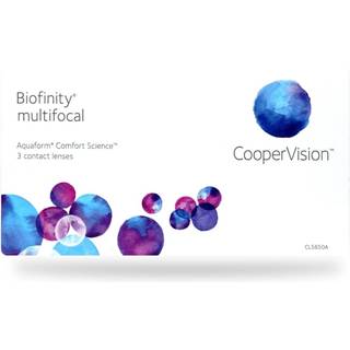 Biofinity Multifocal CooperVision (3 linser) + Solunate Multi-Purpose 400 ml med etui