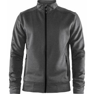 Craft - Noble Zip Jacket Maend - Darkgrey Melange 4XL