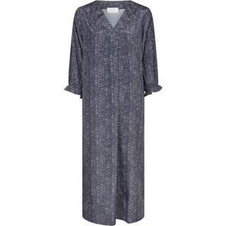 Neo Noir - Palace Zigzag Duo Dress - Midnight Blue